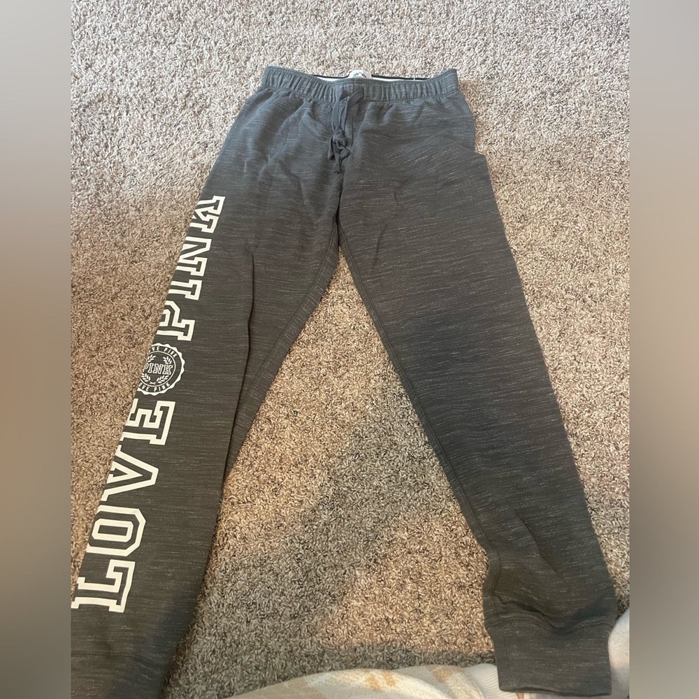pink gray joggers size XS